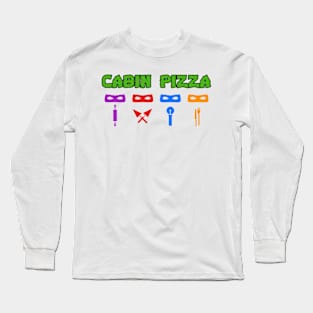 Cabin Pizza Turtles Long Sleeve T-Shirt